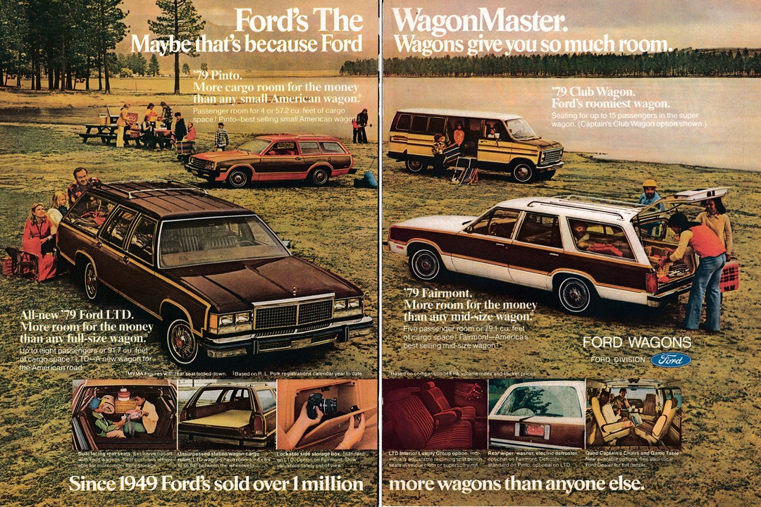 1979 Ford Station Wagons-ltd Fairmont Pinto Club-original Page