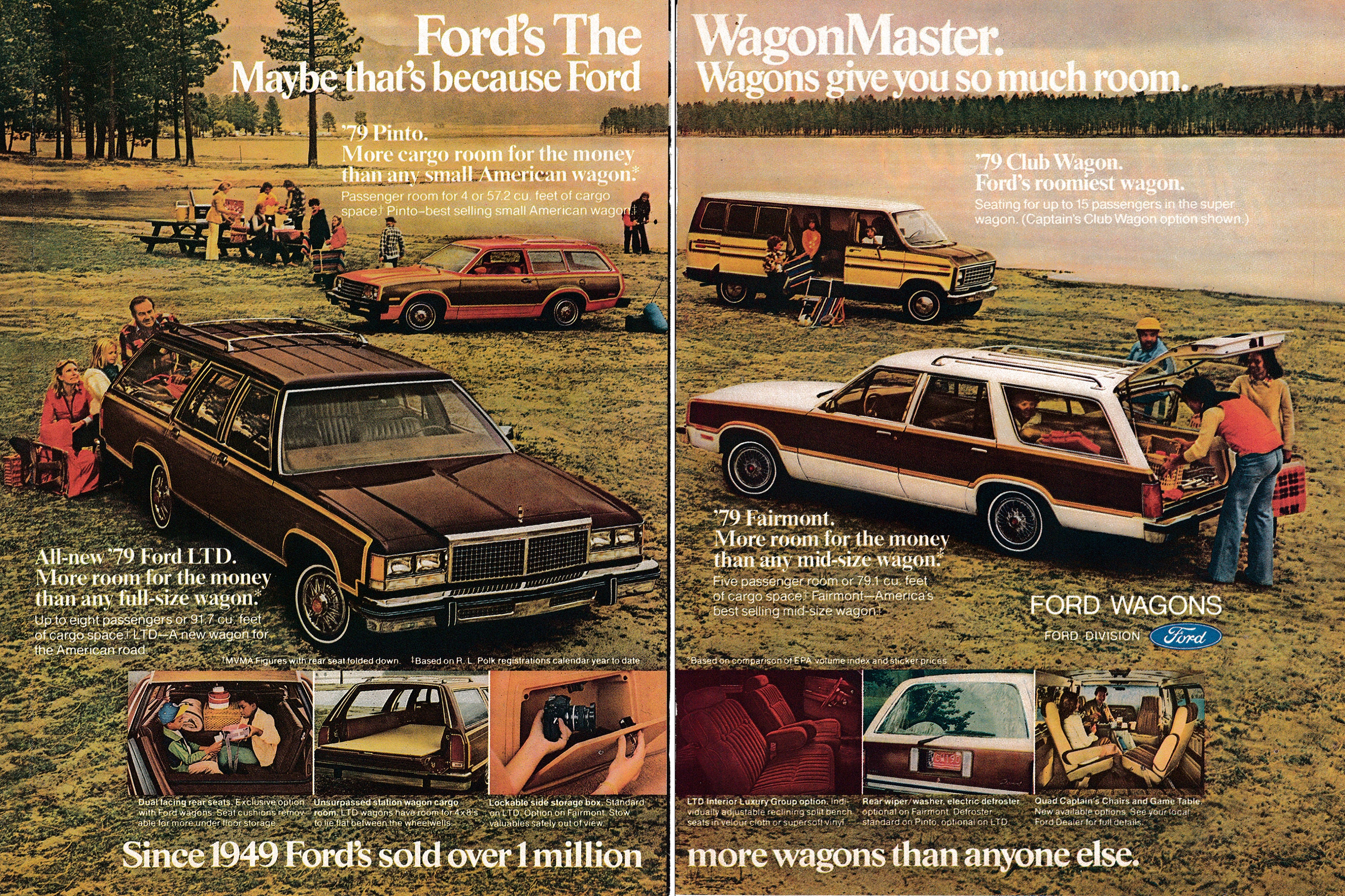 1979 Ford Station Wagons-ltd Fairmont Pinto Club-original 2
