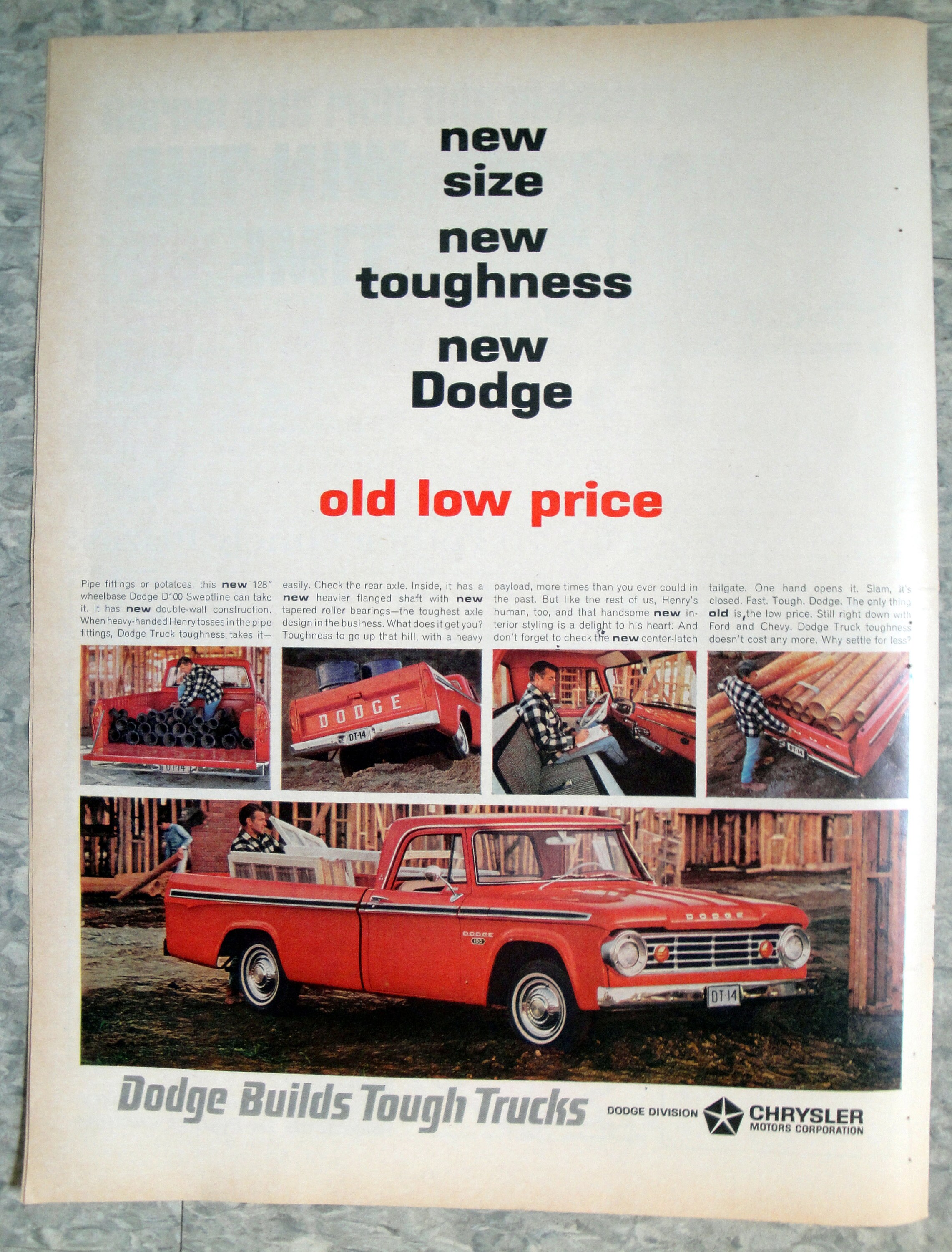 1971 Dodge Sweptline Trucks Parts