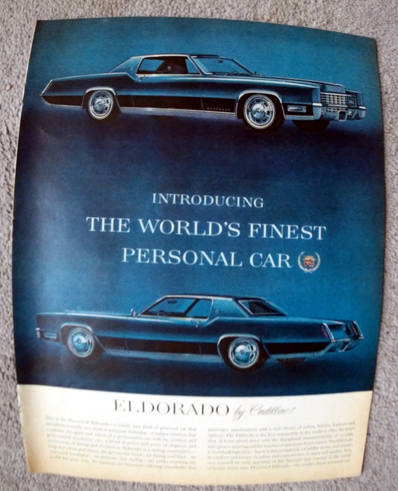 1967年 キャデラック 販売パンフレット 1967年 キャデラック 販売パンフレット