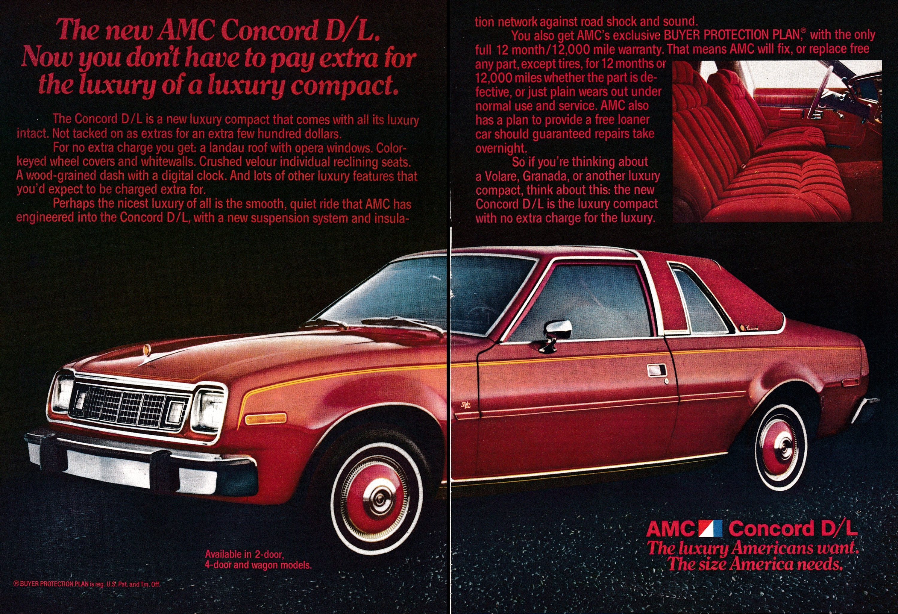 1977 AMC Concord D/L American MotorsLuxury CompactOriginal 2 Etsy