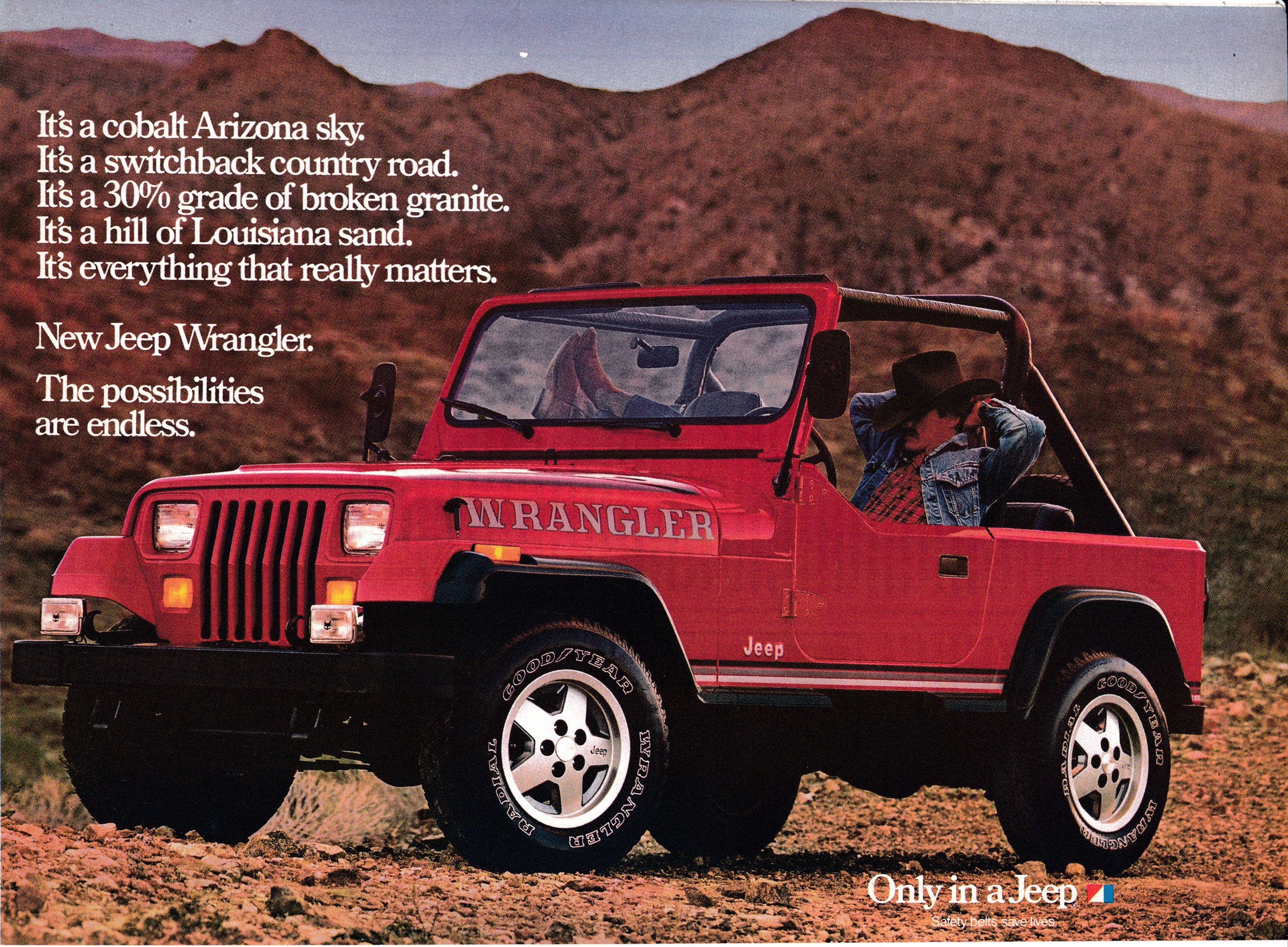 1986 Jeep Wrangler-new-red-arizona Sky-louisiana Sand-original - Etsy Canada