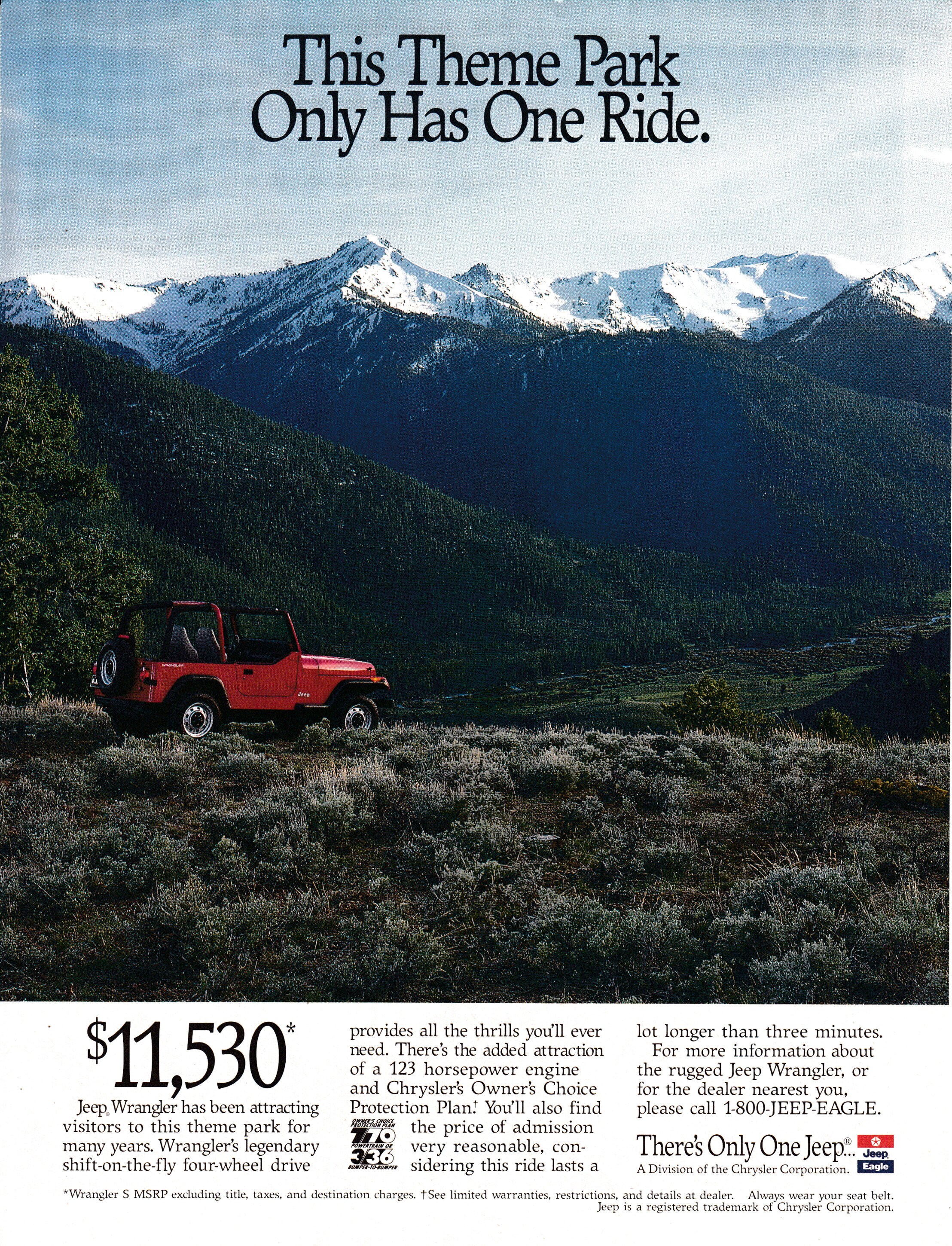 1994 Jeep Wrangler-123 Hp-like a Theme Park - Etsy