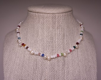 Beaded Necklace Colorful