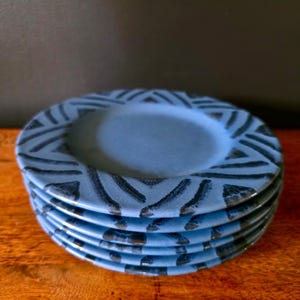 Pfaltzgraff Morning Light stoneware 8” Dessert plates x 6