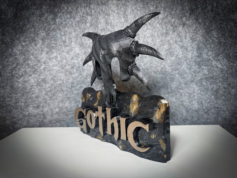 Gotische actiefiguur Nerd Geek Gift Collection Edition Fan Art Gamer afbeelding 3