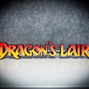 Dragon's Lair Figure Nerd Geek Gift Collection Edition Fan Art Gamer Retrogame