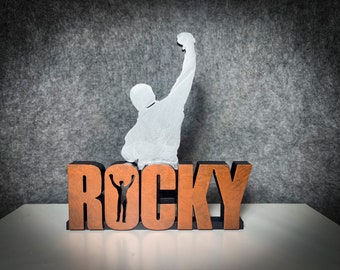 Rocky Action Figure Nerd Geek Gift Collection Edition Fan Art Film Gadget