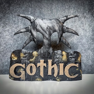 Gotische actiefiguur Nerd Geek Gift Collection Edition Fan Art Gamer afbeelding 1
