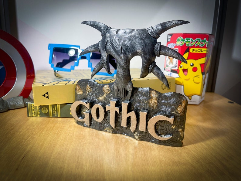 Gotische actiefiguur Nerd Geek Gift Collection Edition Fan Art Gamer afbeelding 4