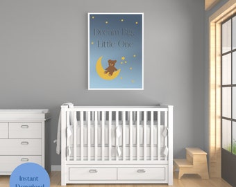 Dream Big Little One Nursery Art