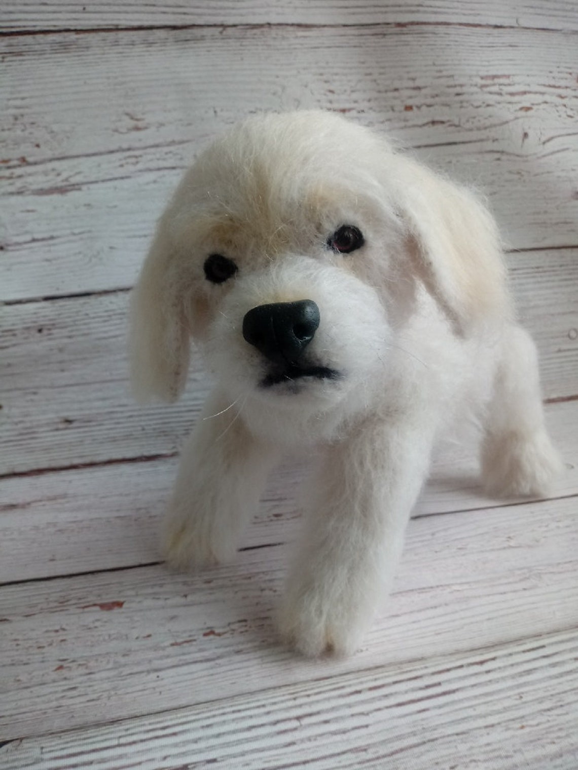Labrador crochet a realistic puppy copy dog replica | Etsy