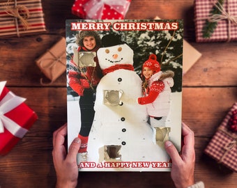 Personalised Chocolate Advent Calendar - Any Photo and Christmas Message! - Personalized to order and Unique!