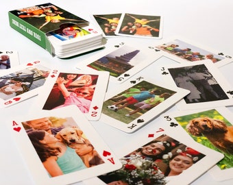 Personalized Playing Cards Etsy