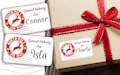 Personalised Special Delivery From Santa Christmas Present Stickers Gift Labels