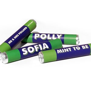 Personalised Polo Mints Sweets Wedding Favours Place Name Settings Stocking Filler Birthday Gift Mint To Be Polos image 1