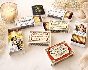 Fully Custom Printed Matchboxes – Personalised Wedding Favours, Promotional Matchboxes & Custom Logo Match Boxes