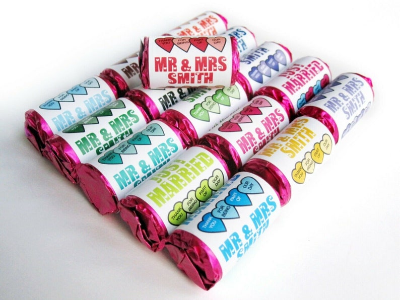 thumbnail image 2 of Personalised Leopard Print Love Heart Sweets – Hen Night Party Favours (UK Made) 2 of 6