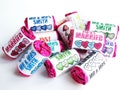 Personalised Love Hearts Sweets wedding favours Just Married - ANY COLOUR!