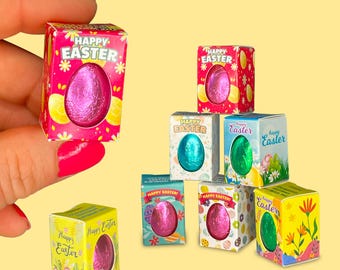 World’s Smallest Easter Egg – Ready Assembled!  Mini Chocolate Easter Eggs - Funny Novelty Mini Eggs Gift for Easter Hunt
