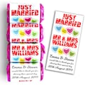 Personalised Mini Love Hearts Sweets - Wedding Favours, Birthday, Valentine Gift - Any Custom Message