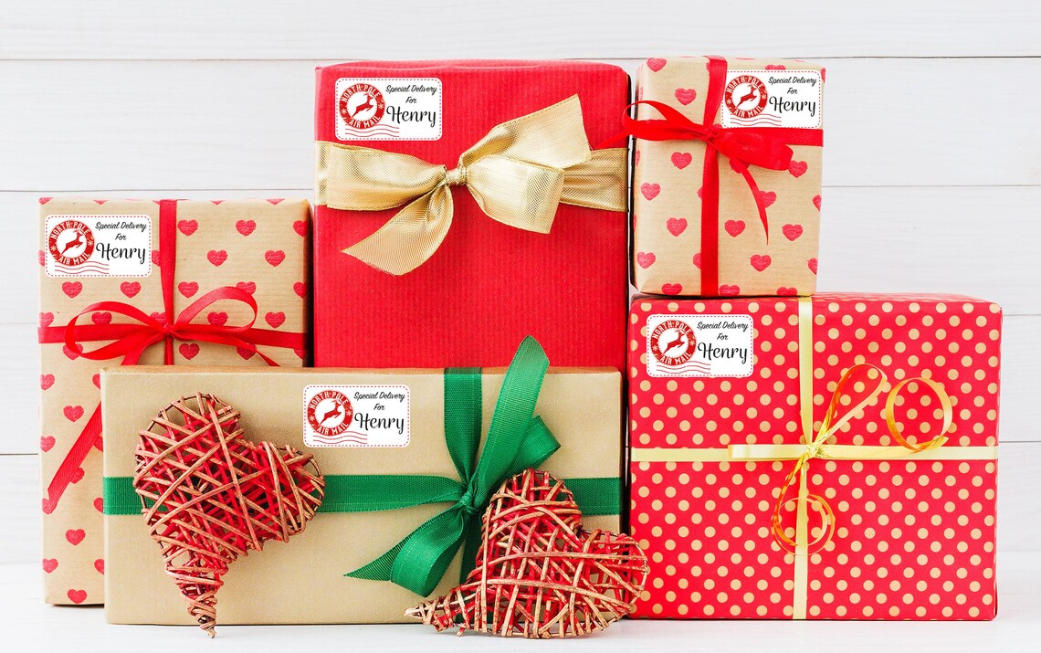 Personalised Christmas Present Stickers Gift Labels 'special Delivery ...