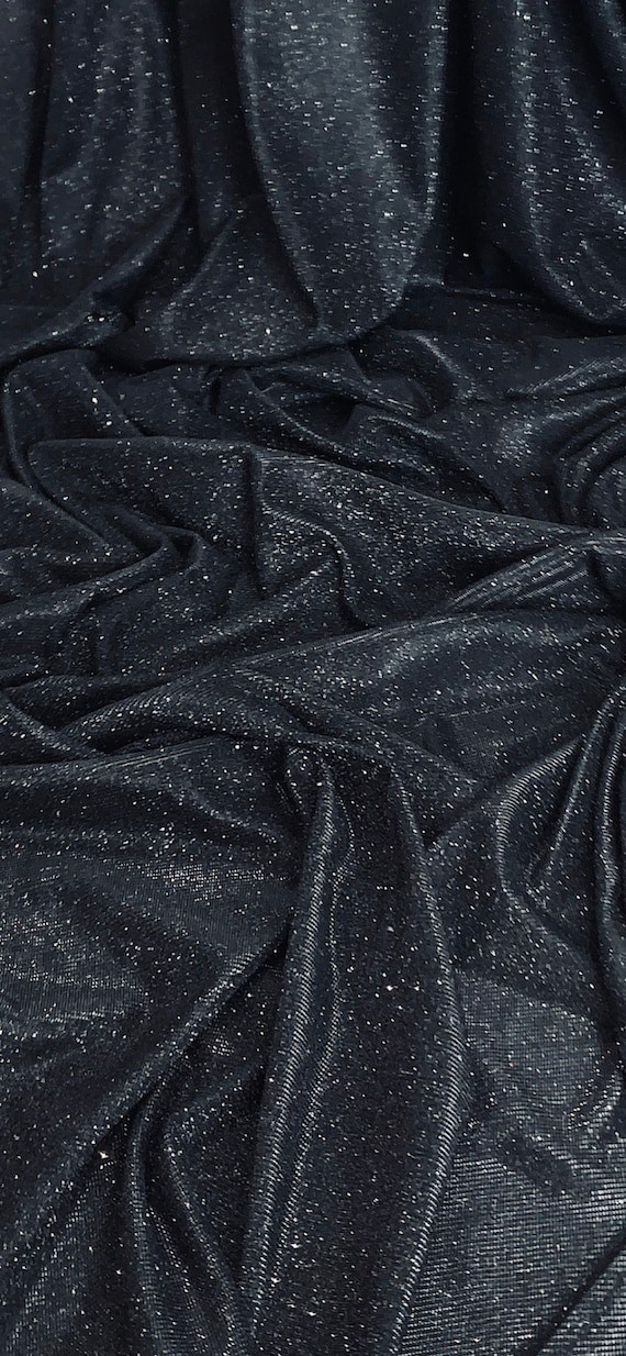 Sliver Glitter Cloth Fabric by the metre