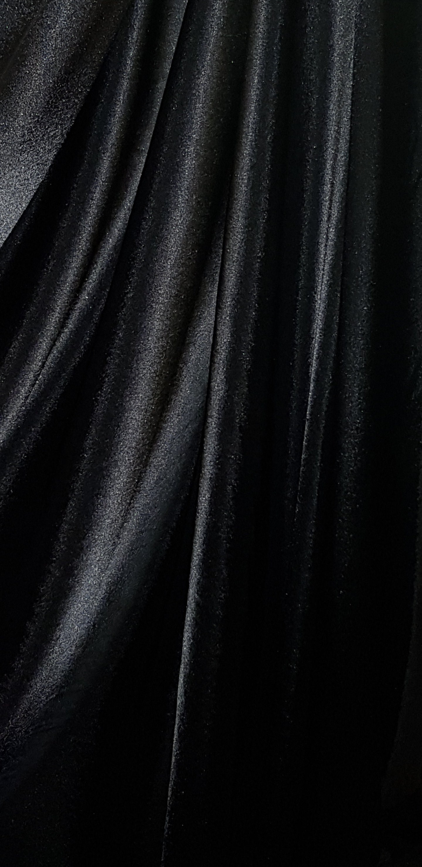 Black Crepe Back Satin Fabric 58'' PRICE PER METER - Etsy