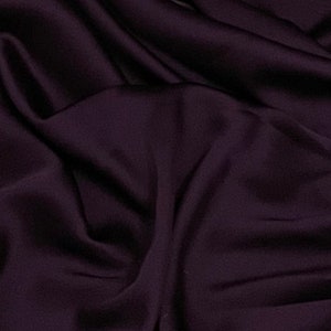 Plum Charmeuse Satinstoff 145 cm PREIS PRO METER