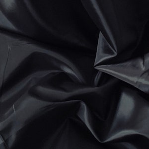 Tissu de doublure antistatique noir 58 po. PRIX AU MÈTRE