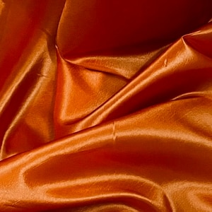 Mackenzie Bright Orange Taffeta