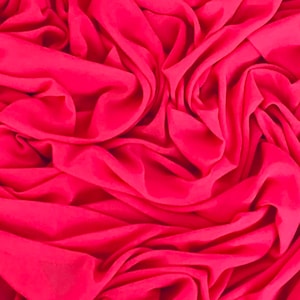 Hot Pink Crepe Georgette Fabric 58&#39;&#39; PRICE PER METER