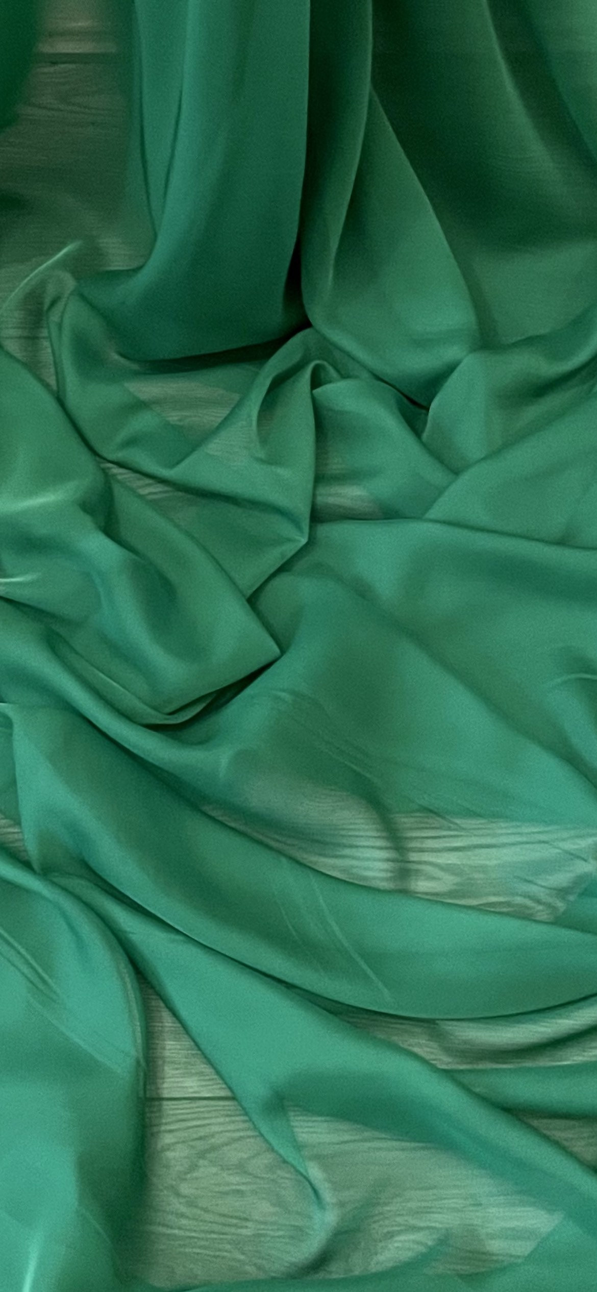 Green Gold Color Chiffon 45