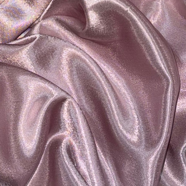 Dusty Pink Crepe Back Satin Fabric 58'' PRICE PER METER