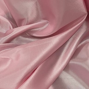Baby Pink Shiny Premium Taffeta Fabric 58’’ PRICE PER METER