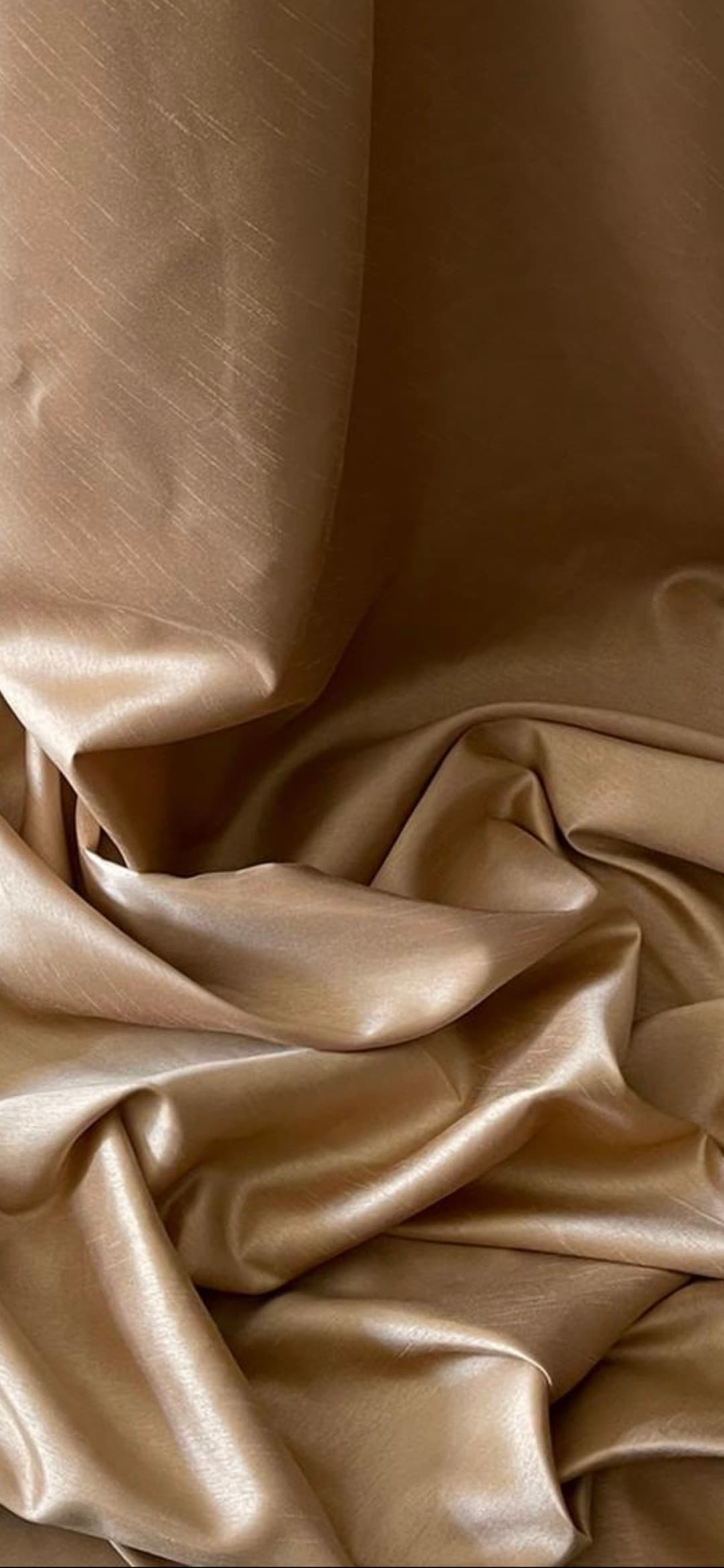 Linen Pink Beige Silk Shantung 54