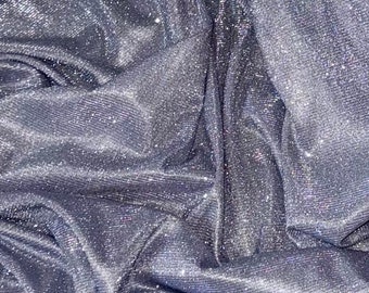 Lilac Glitter Lurex Fabric 58'' PRICE PER METER