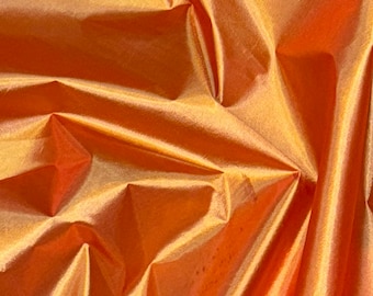 Orange Shiny Premium Taffeta Fabric 58’’ PRICE PER METER