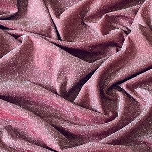 Pink Glitter Lurex Fabric 58&#39;&#39; PRICE PER METER