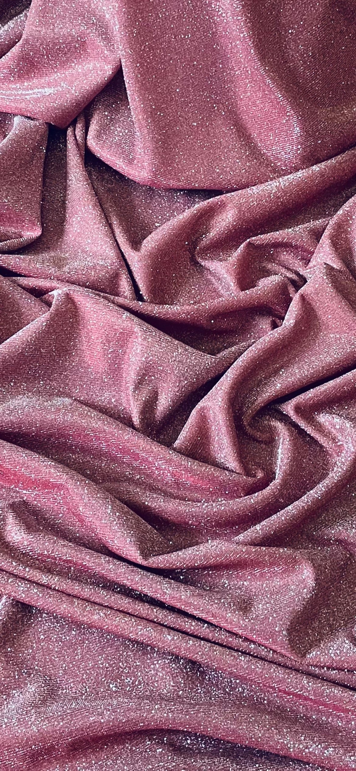 Pink Glitter Lurex Fabric 58'' PRICE PER METER 