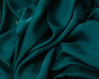 Forest Green Cationic Chiffon Fabric 58'' PRICE PER METER - Etsy