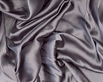 Lilac Charmeuse Satin Fabric 58'' PRICE PER METER