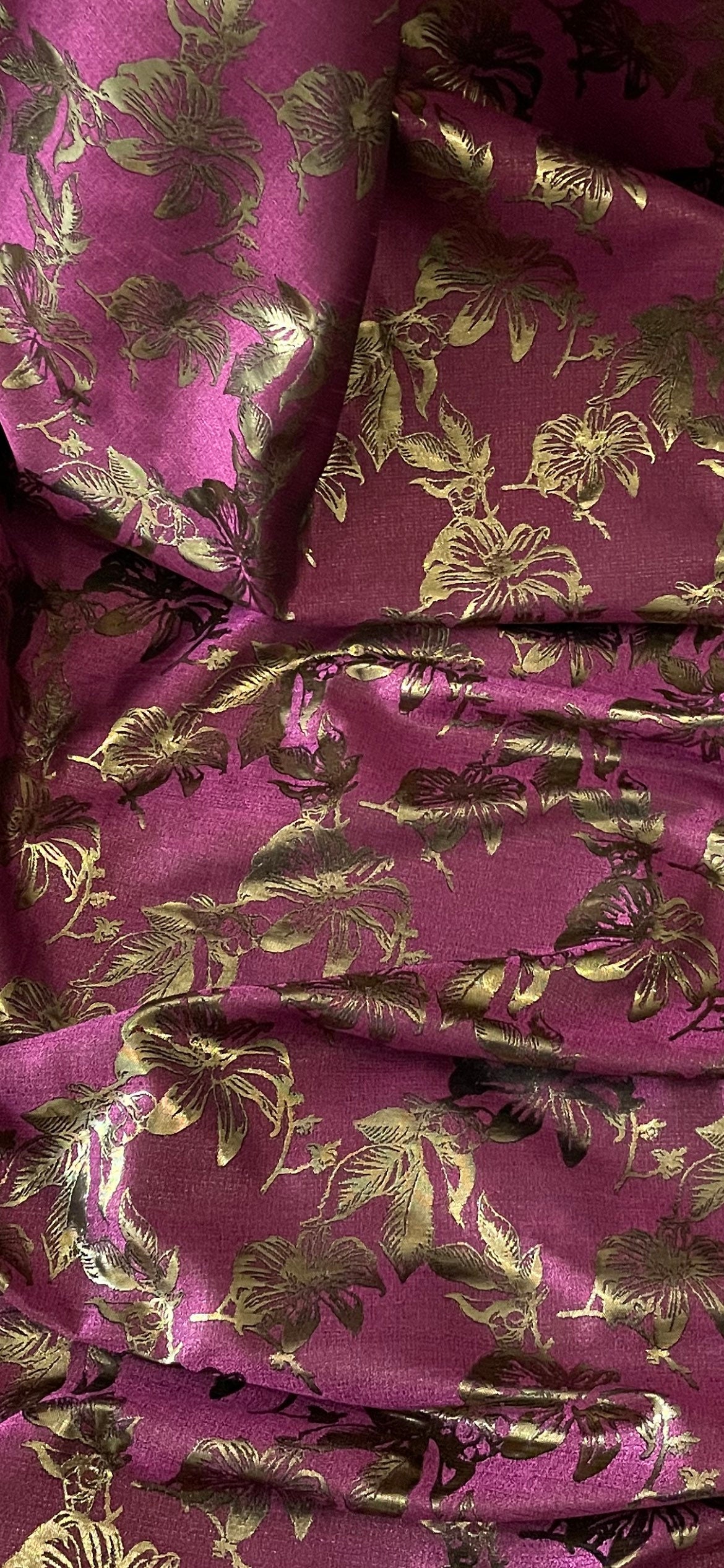 Brocade jacquard fleurs tissu robe Vêtements À faire soi-même artisanat Making Accessoires 