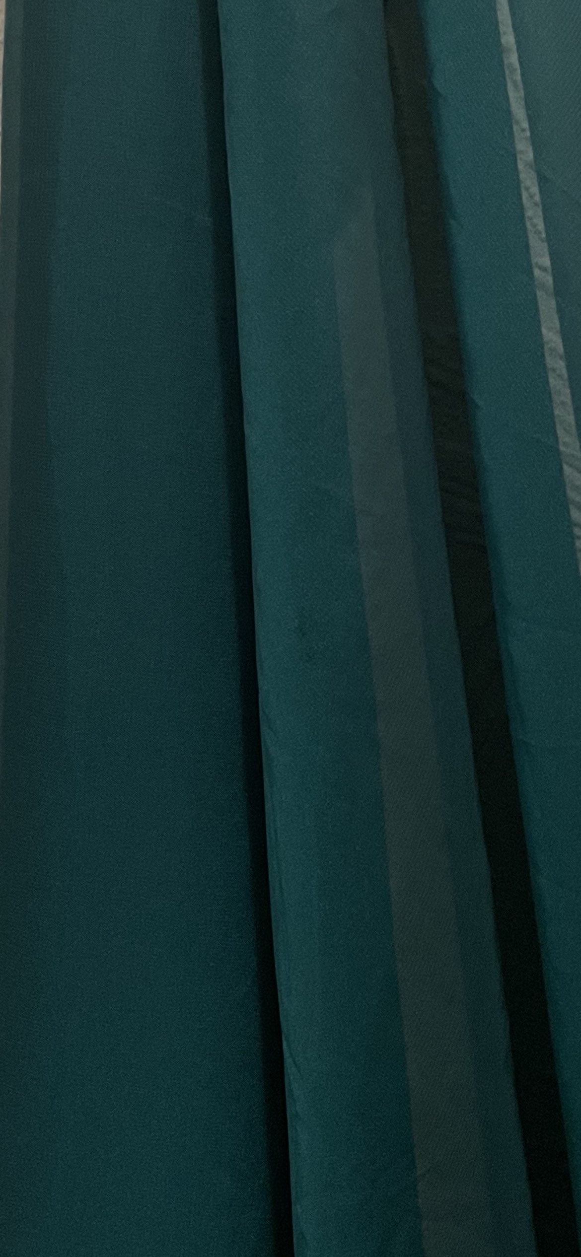 Forest Green Cationic Chiffon Fabric 58'' PRICE PER METER - Etsy