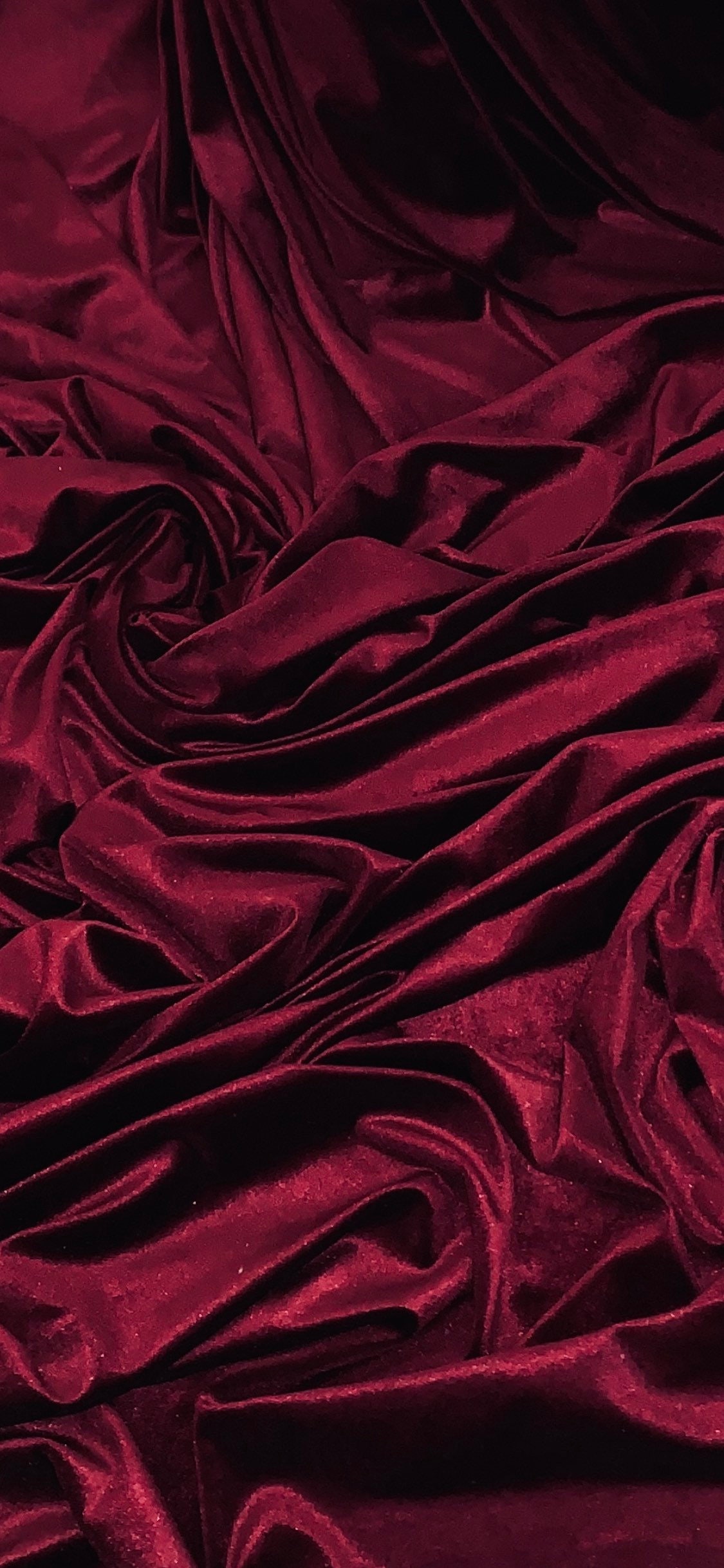 huh sovjetisk børste Wine Red Velvet Velour Fabric 58'' PRICE PER METER - Etsy