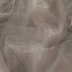 Dusty Pink Organza Fabric 58&#39;&#39; PRICE PER METER