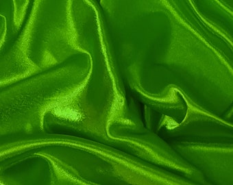 SATIN UNI VERT D'EAU - Vente De Tissus Au Mètre - Tissus Lionel