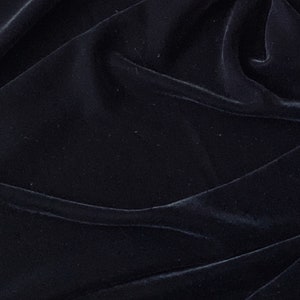 black micro velvet