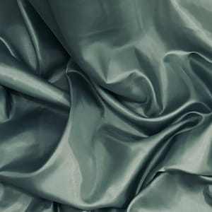 Sage Green Habotai Silk Lining Fabric 45’’ PRICE PER METER