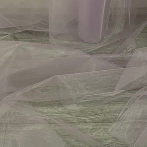 Lilac Organza Fabric 58&#39;&#39; PRICE PER METER